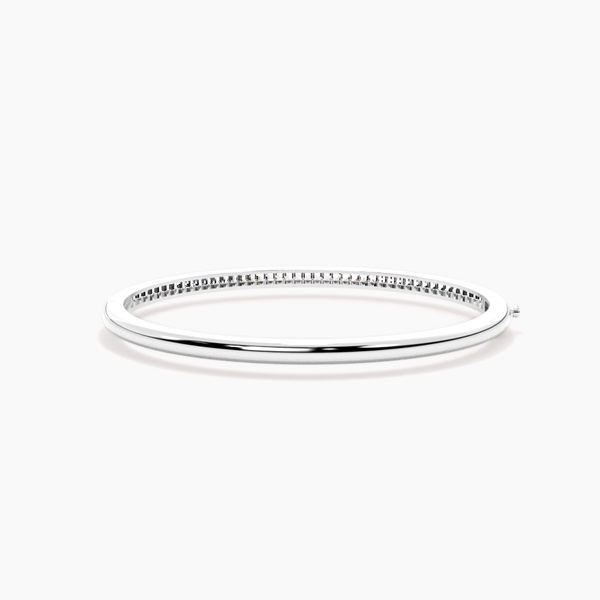 Channel Setting Round Diamond Bangle