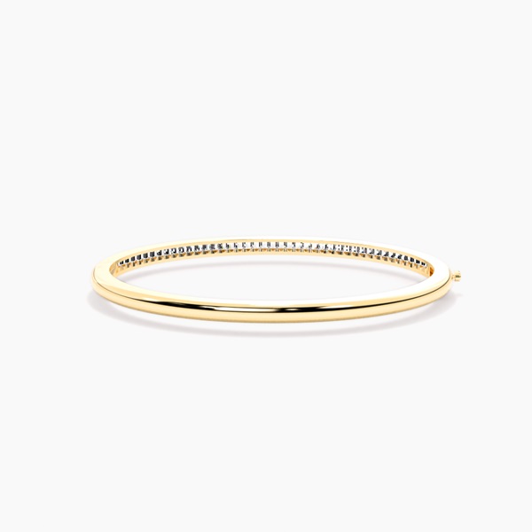 Channel Setting Round Diamond Bangle
